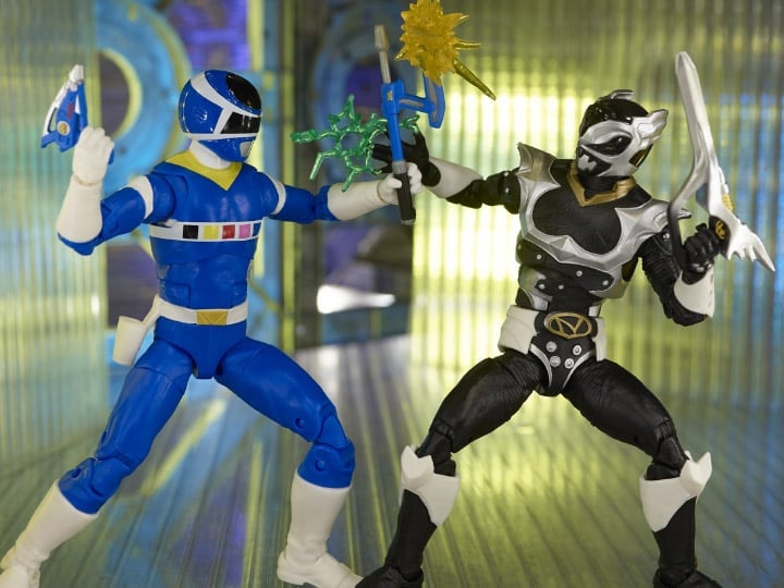 Power Rangers in Space Lightning Collection Blue Ranger Vs. Silver Psycho Battle Pack Gallery Image 1