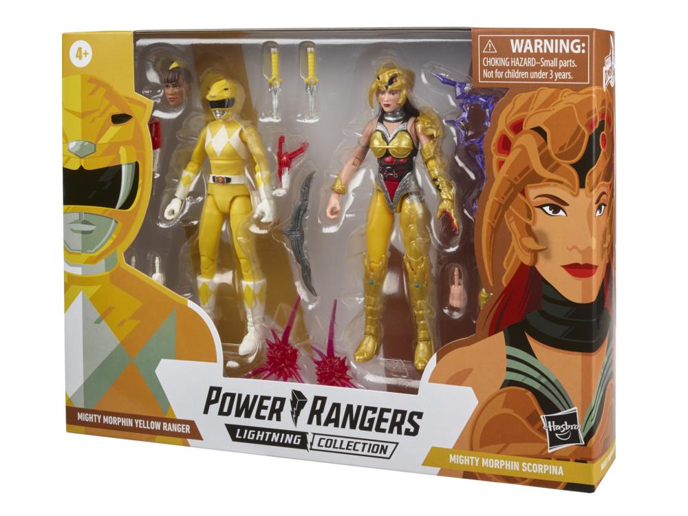 Mighty Morphin Power Rangers Lightning Collection Yellow Ranger Vs. Scorpina Battle Pack Gallery Image 10