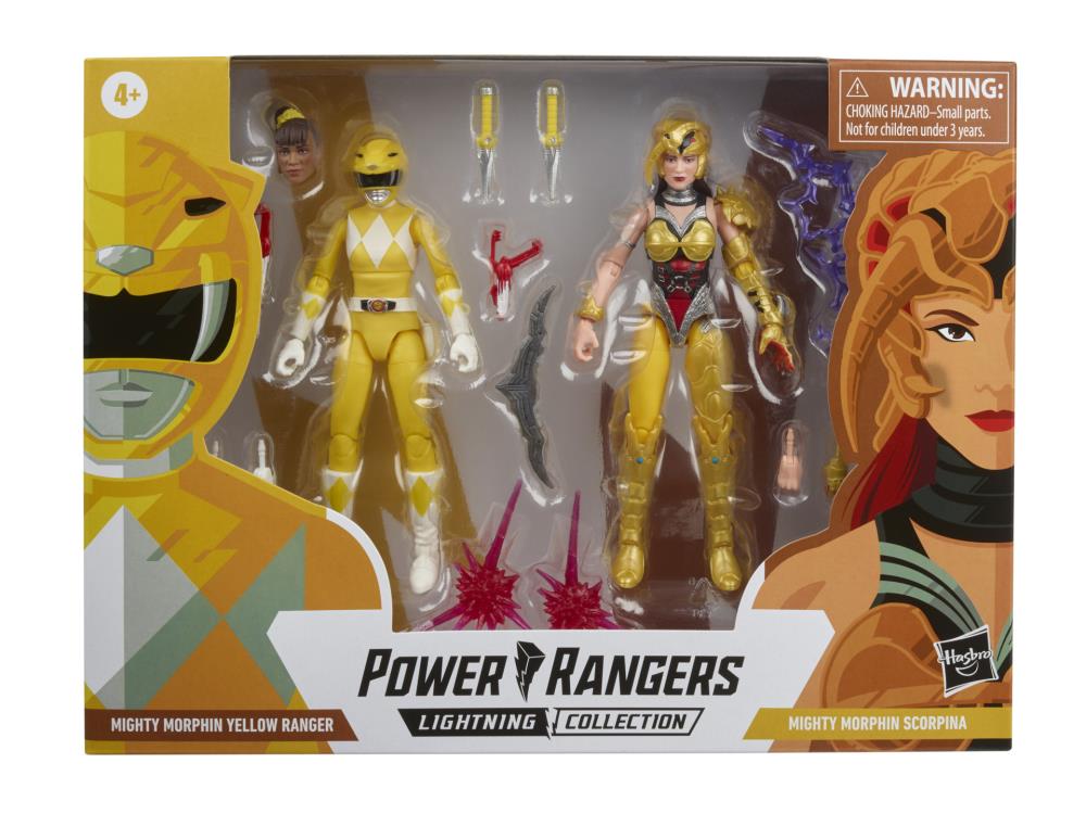 Mighty Morphin Power Rangers Lightning Collection Yellow Ranger Vs. Scorpina Battle Pack Gallery Image 9