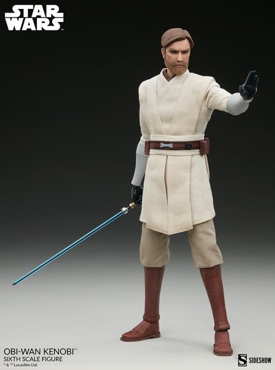 Star Wars: The Clone Wars Obi-Wan Kenobi 1/6 Scale Figure Gallery Image 9