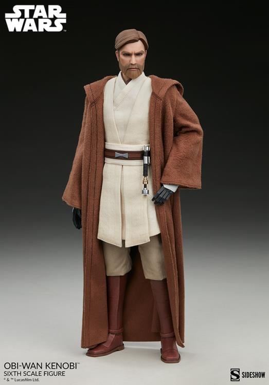 Star Wars: The Clone Wars Obi-Wan Kenobi 1/6 Scale Figure Gallery Image 7