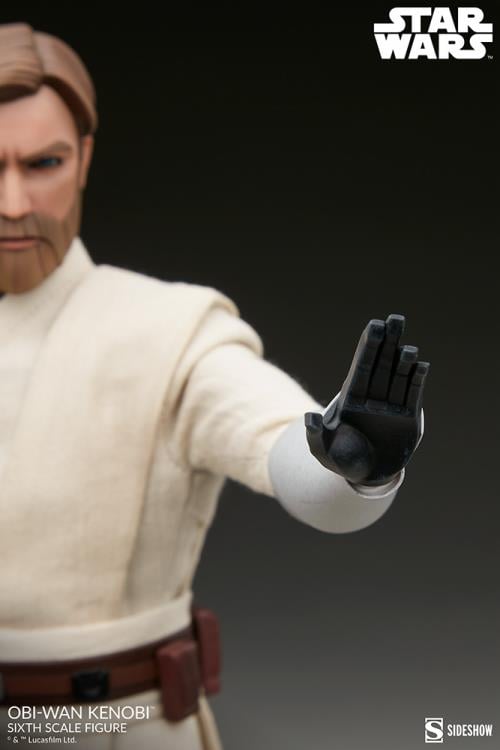 Star Wars: The Clone Wars Obi-Wan Kenobi 1/6 Scale Figure Gallery Image 13