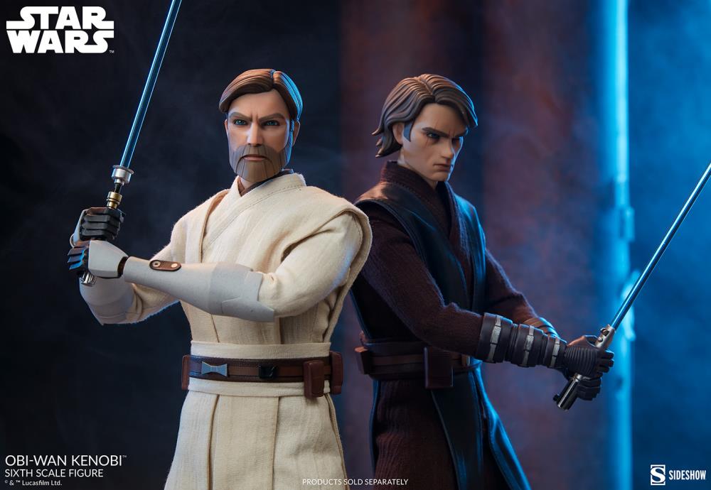 Star Wars: The Clone Wars Obi-Wan Kenobi 1/6 Scale Figure Gallery Image 18