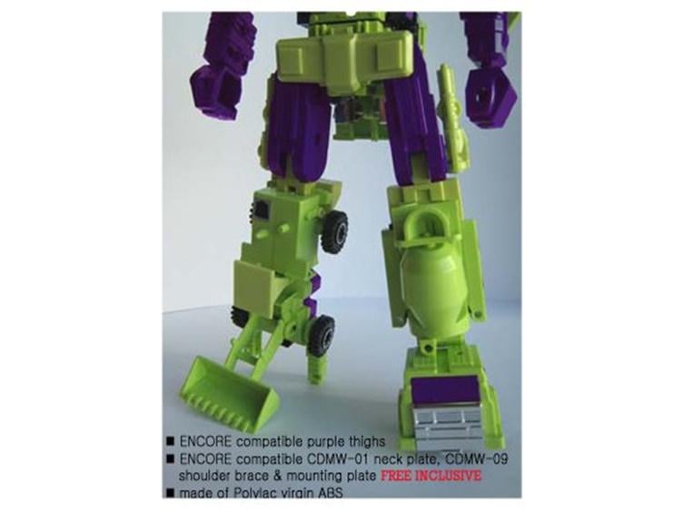 CDMW-02J Construction Brigade Power Parts Custom Hips/Waist (Encore - Purple Thighs) Gallery Image 2