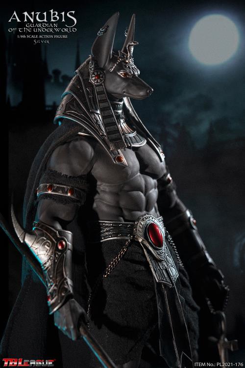 Anubis Guardian of the Underworld (Silver) 1/6 Scale Figure Gallery Image 6