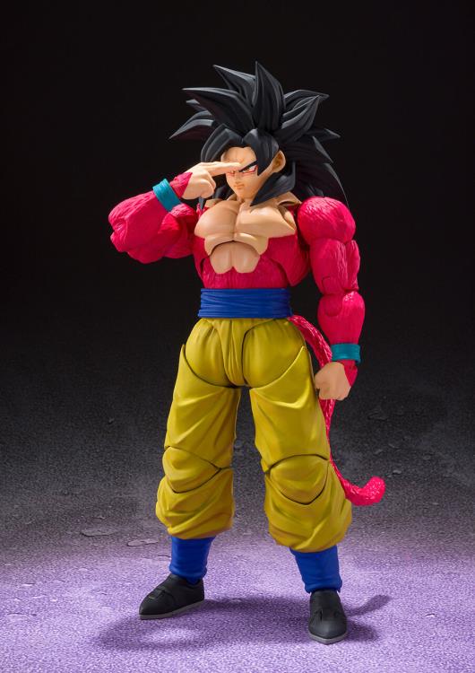 Dragon Ball GT S.H.Figuarts Super Saiyan 4 Goku Action Figure Gallery Image 3