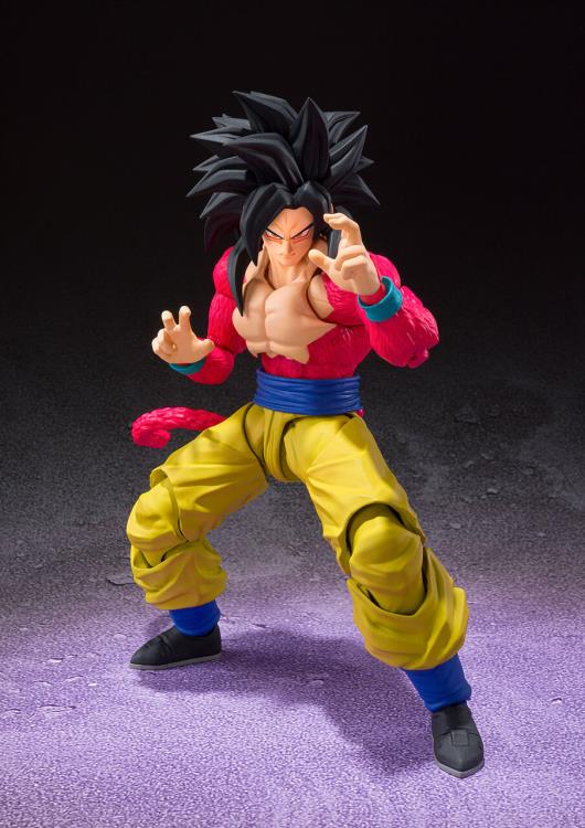 Dragon Ball GT S.H.Figuarts Super Saiyan 4 Goku Action Figure Gallery Image 4