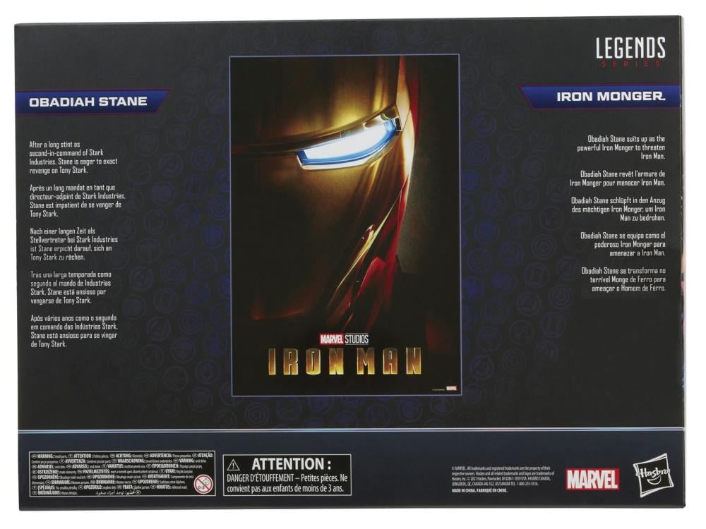 Iron Man Marvel Legends The Infinity Saga Obadiah Stane & Iron Monger Action Figure Two-Pack Gallery Image 13