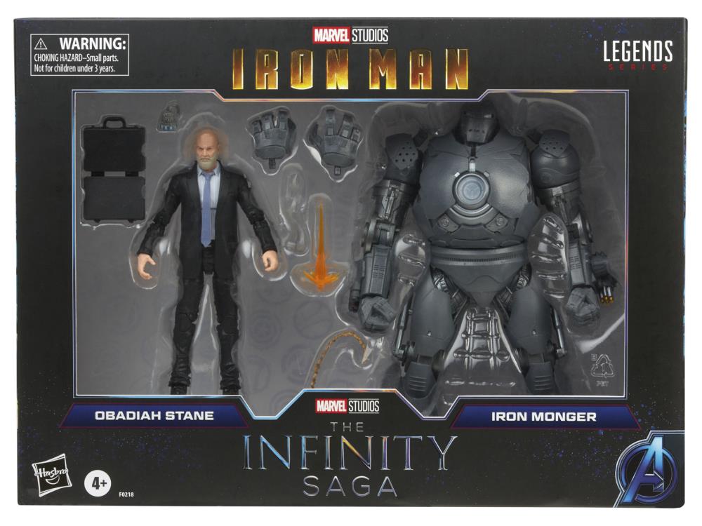 Iron Man Marvel Legends The Infinity Saga Obadiah Stane & Iron Monger Action Figure Two-Pack Gallery Image 12