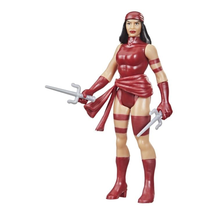 Marvel Legends Retro Collection 3.75" Elektra Action Figure Gallery Image 3