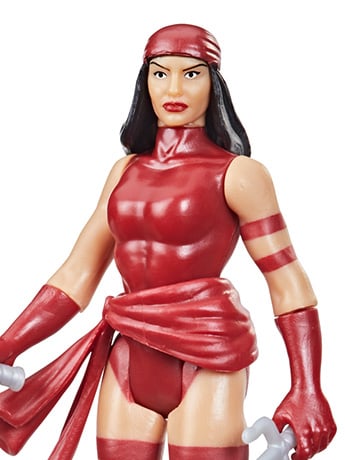 Marvel Legends Retro Collection 3.75" Elektra Action Figure Gallery Image 2