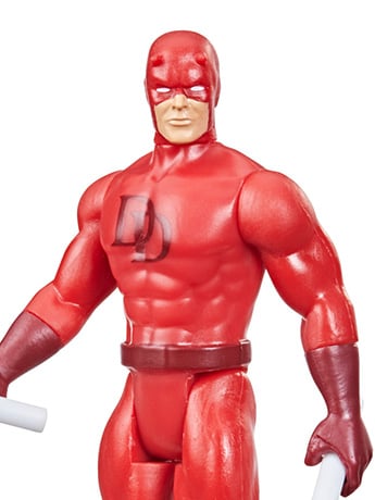 Marvel Legends Retro Collection Daredevil 3.75" Action Figure Gallery Image 2