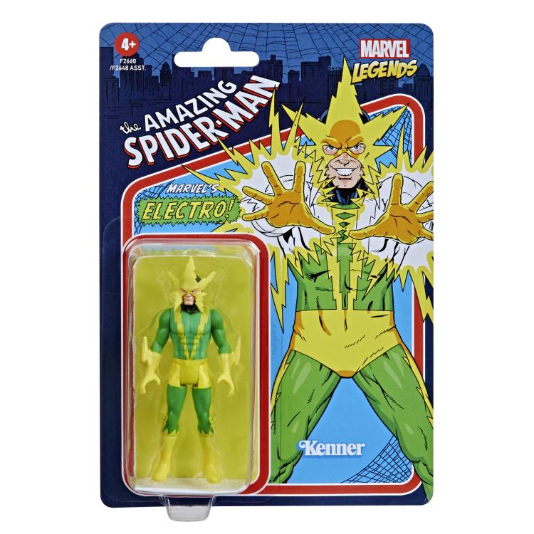 Marvel Legends Retro Collection Electro 3.75" Action Figure Gallery Image 4