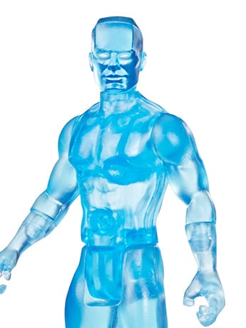 Marvel Legends Retro Collection Iceman 3.75" Action Figure Gallery Image 2