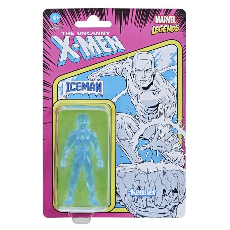 Marvel Legends Retro Collection Iceman 3.75" Action Figure Gallery Image 4
