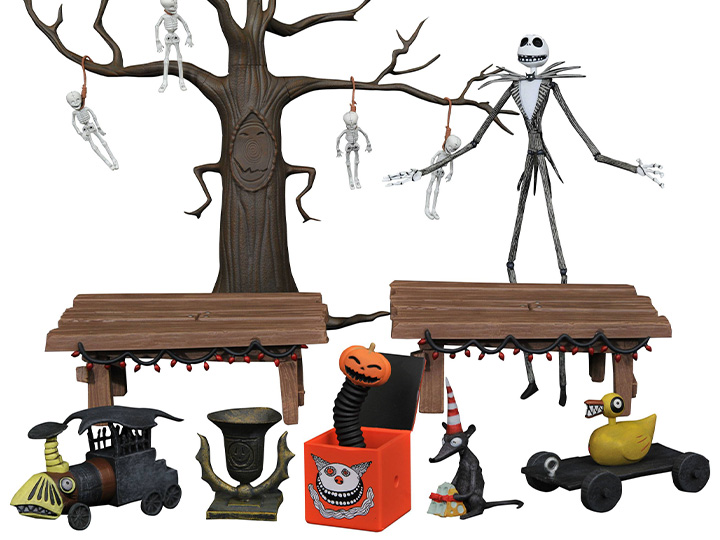 The Nightmare Before Christmas SDCC 2021 Exclusive Deluxe Action Figure Box Set Gallery Image 1