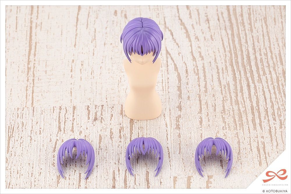 Sousai Shoujo Teien After School Purple & Orange Short Wig (A) 1/10 Scale Accessory Set Gallery Image 8