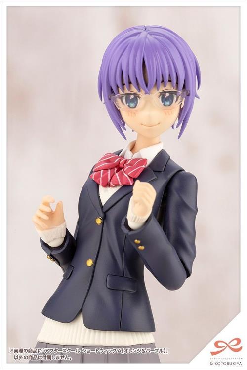 Sousai Shoujo Teien After School Purple & Orange Short Wig (A) 1/10 Scale Accessory Set Gallery Image 12