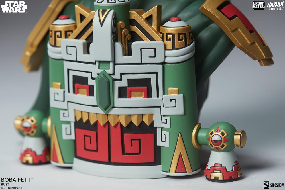 Star Wars Urban Aztec Boba Fett Designer Bust Gallery Image 8