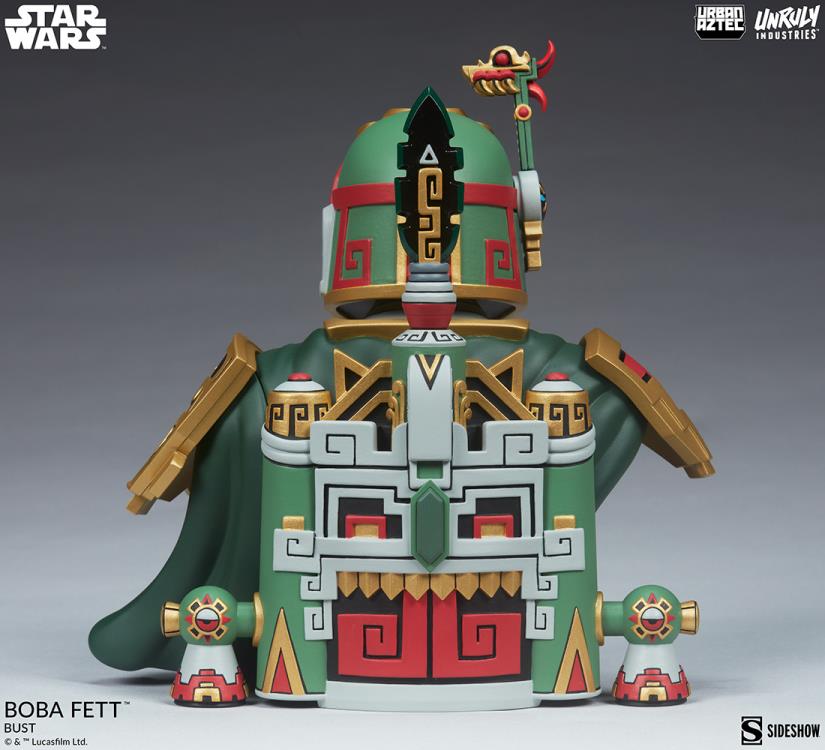 Star Wars Urban Aztec Boba Fett Designer Bust Gallery Image 5