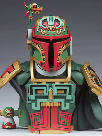 Star Wars Urban Aztec Boba Fett Designer Bust Gallery Image 2