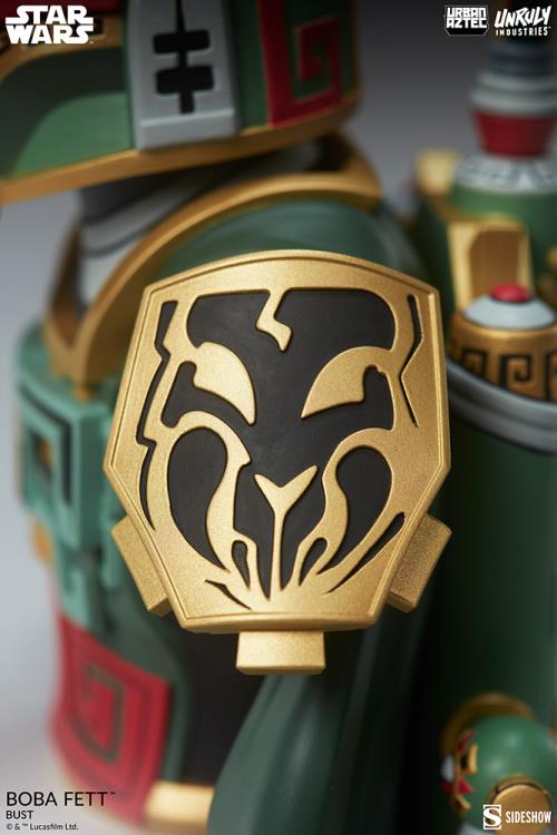 Star Wars Urban Aztec Boba Fett Designer Bust Gallery Image 9