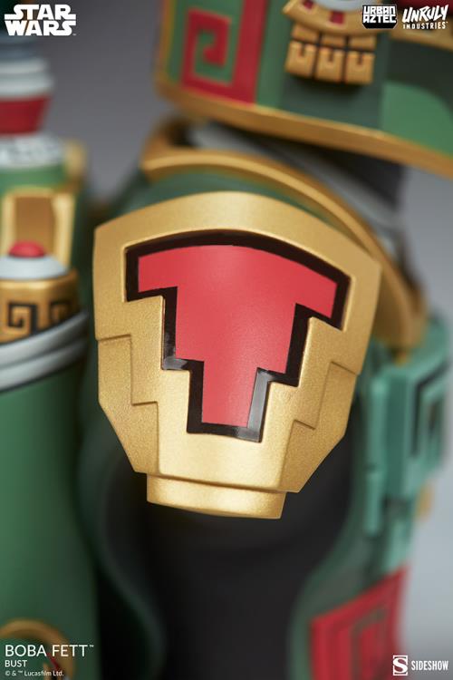 Star Wars Urban Aztec Boba Fett Designer Bust Gallery Image 10