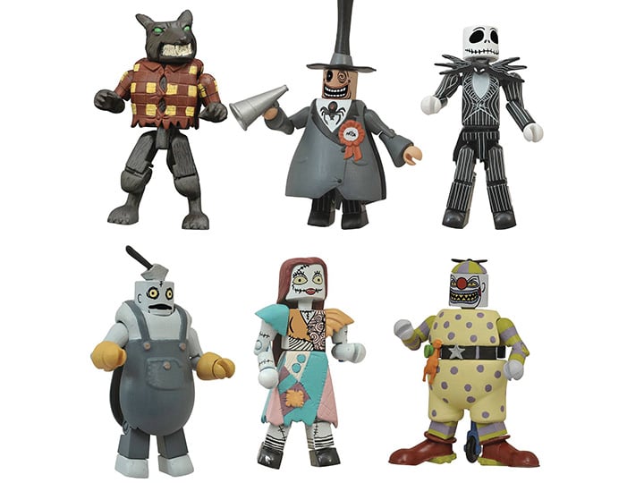 The Nightmare Before Christmas Minimates SDCC 2021 Exclusive Commemorative Collection Gift Set Gallery Image 1