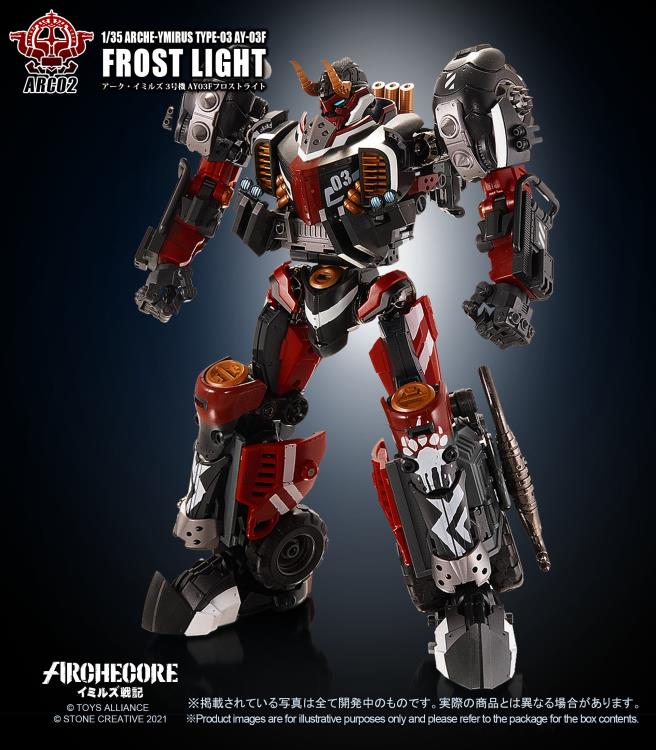ARCHECORE ARC-02 Arche-Ymirus TYPE-03 AY-03F Frost Light Transformable Figure Gallery Image 13