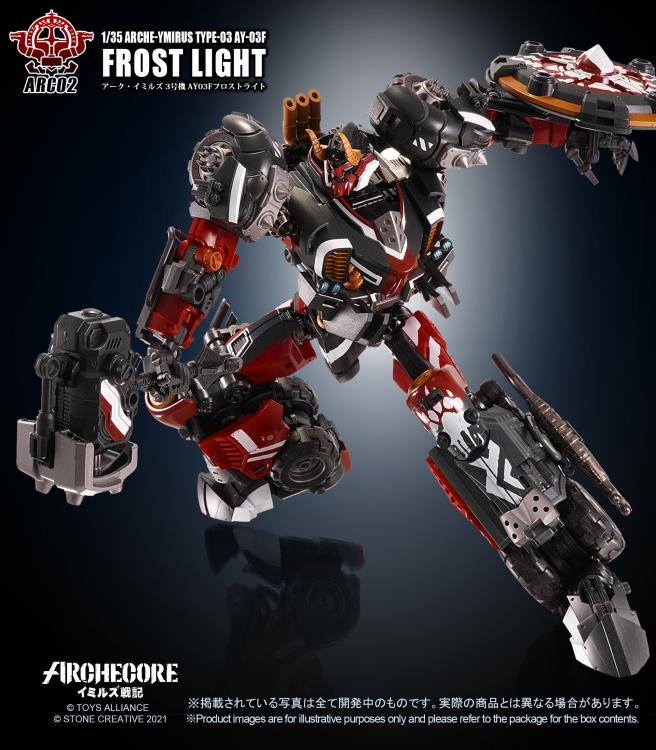ARCHECORE ARC-02 Arche-Ymirus TYPE-03 AY-03F Frost Light Transformable Figure Gallery Image 12