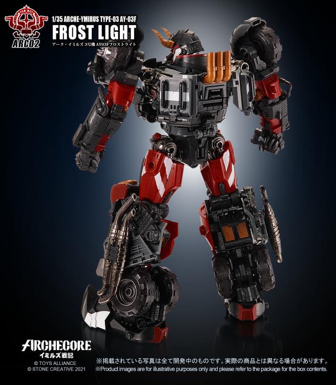 ARCHECORE ARC-02 Arche-Ymirus TYPE-03 AY-03F Frost Light Transformable Figure Gallery Image 5
