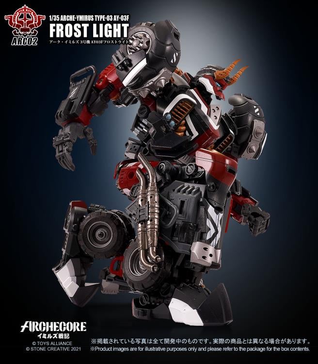ARCHECORE ARC-02 Arche-Ymirus TYPE-03 AY-03F Frost Light Transformable Figure Gallery Image 10