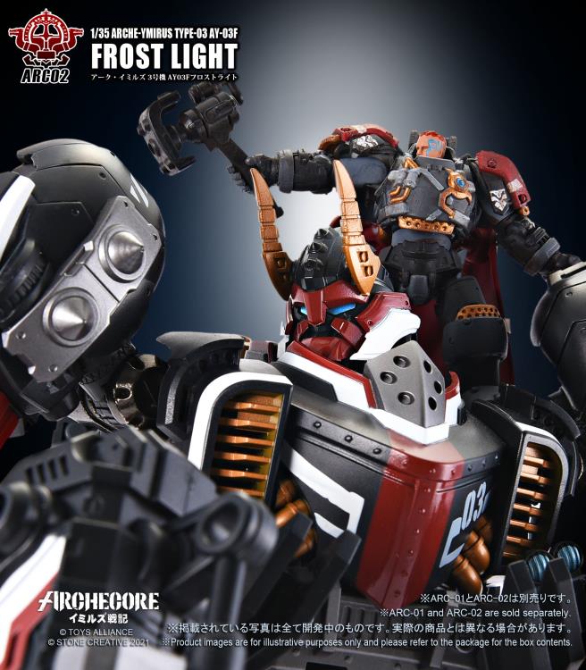 ARCHECORE ARC-02 Arche-Ymirus TYPE-03 AY-03F Frost Light Transformable Figure Gallery Image 17