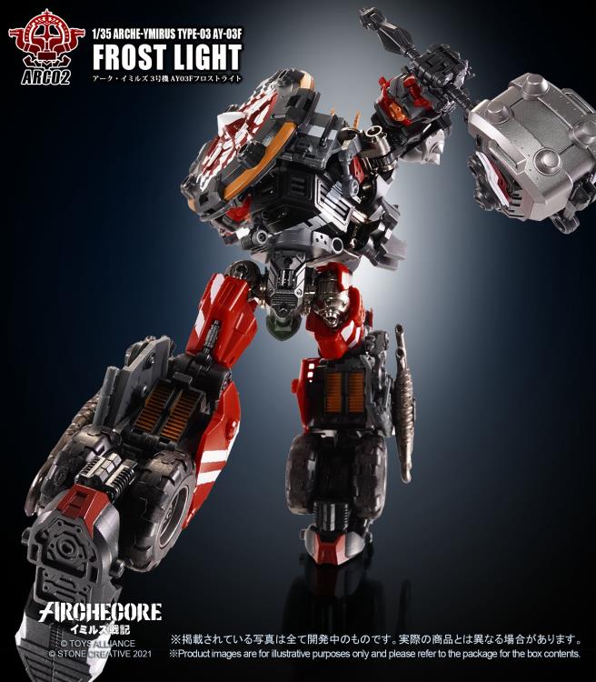 ARCHECORE ARC-02 Arche-Ymirus TYPE-03 AY-03F Frost Light Transformable Figure Gallery Image 7