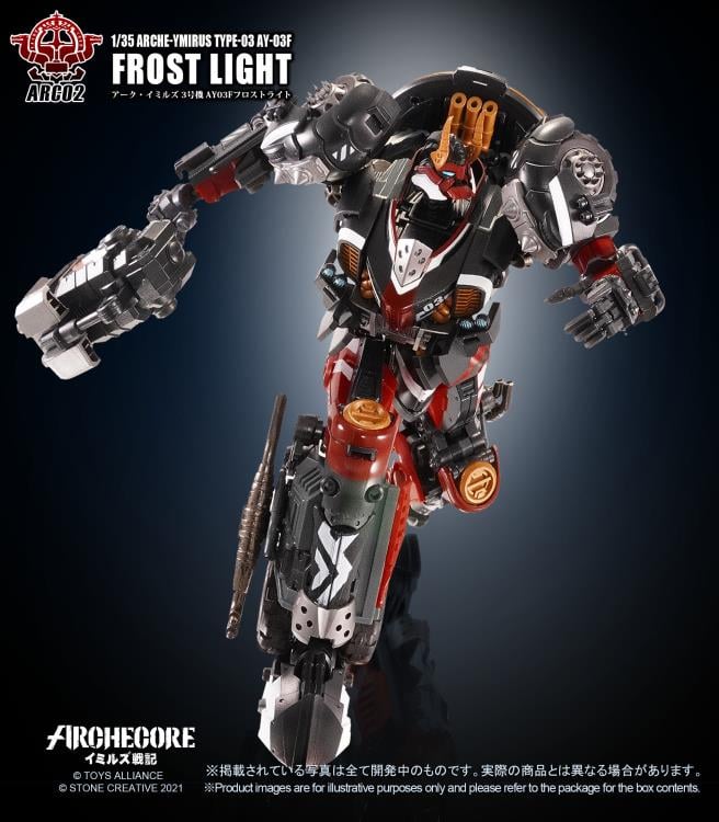 ARCHECORE ARC-02 Arche-Ymirus TYPE-03 AY-03F Frost Light Transformable Figure Gallery Image 6