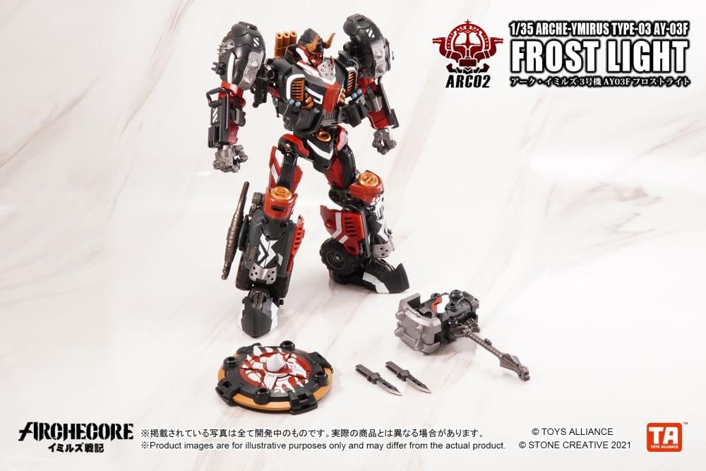 ARCHECORE ARC-02 Arche-Ymirus TYPE-03 AY-03F Frost Light Transformable Figure Gallery Image 20