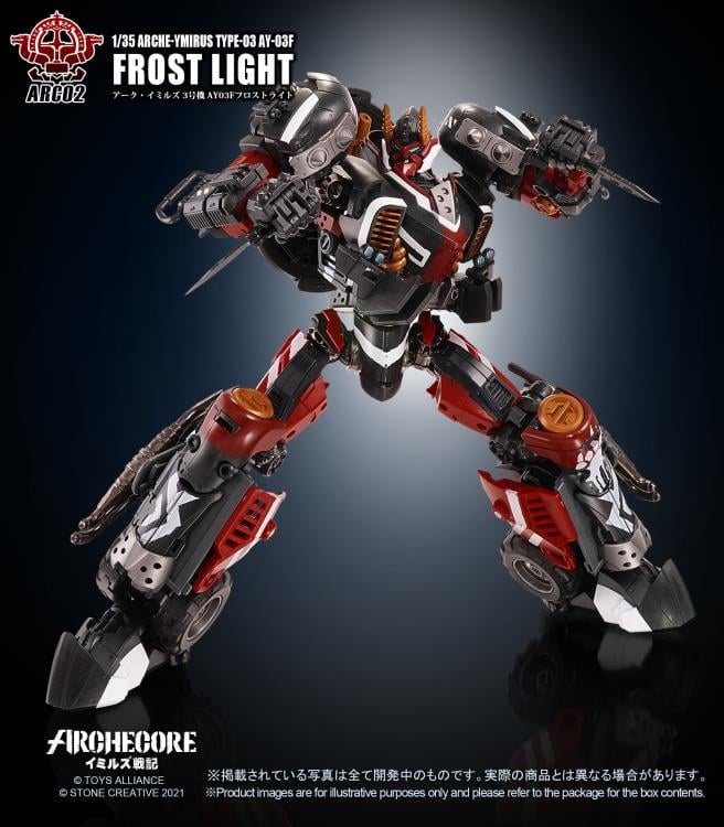 ARCHECORE ARC-02 Arche-Ymirus TYPE-03 AY-03F Frost Light Transformable Figure Gallery Image 11