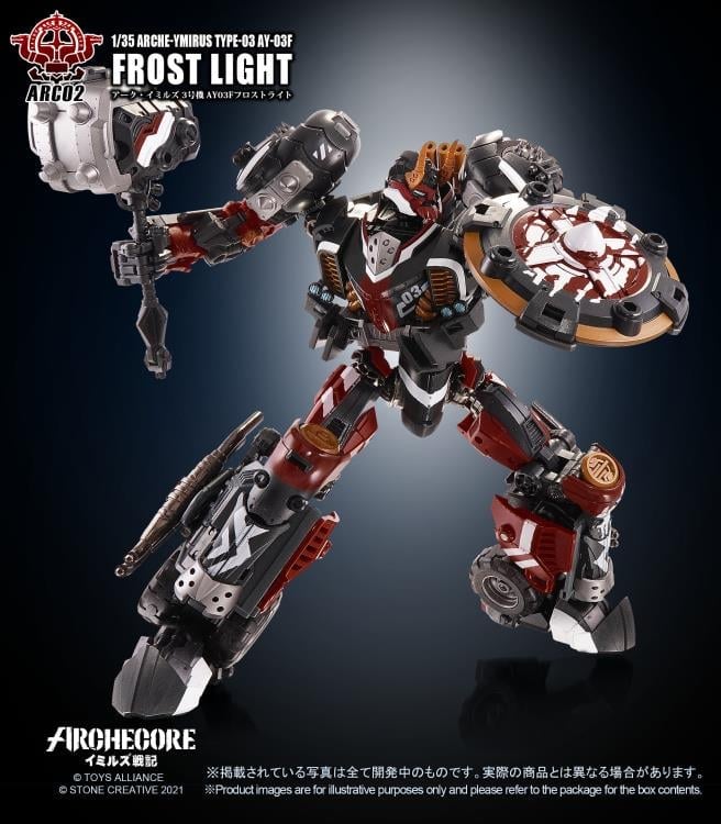 ARCHECORE ARC-02 Arche-Ymirus TYPE-03 AY-03F Frost Light Transformable Figure Gallery Image 3