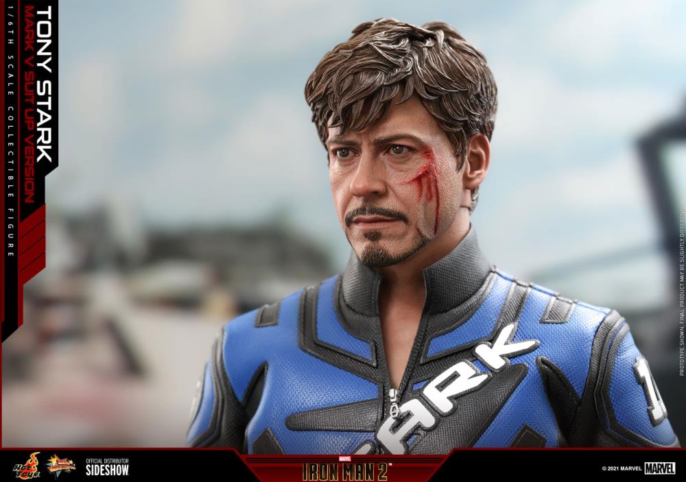 Iron Man 2 MMS599 Tony Stark (Mark V Suit Up Ver.) 1/6th Scale Collectible Figure Gallery Image 16