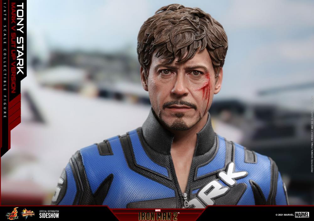 Iron Man 2 MMS599 Tony Stark (Mark V Suit Up Ver.) 1/6th Scale Collectible Figure Gallery Image 17