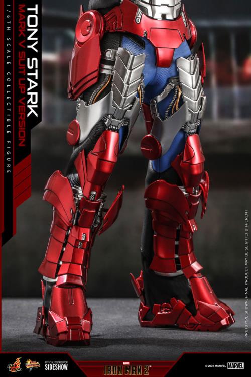 Iron Man 2 MMS599 Tony Stark (Mark V Suit Up Ver.) 1/6th Scale Collectible Figure Gallery Image 18