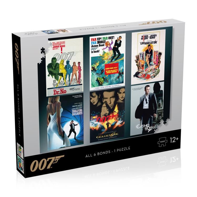 007 James Bond All Six Bonds In One 1000-Piece Puzzle Gallery Image 4