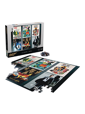 007 James Bond All Six Bonds In One 1000-Piece Puzzle Gallery Image 2