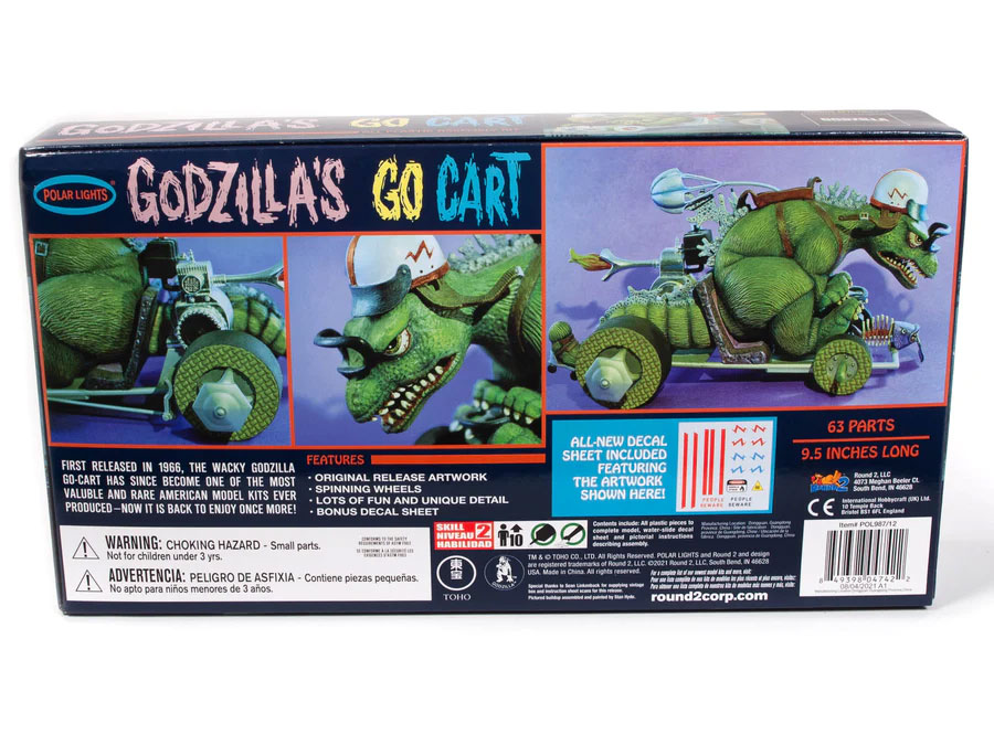 Godzilla's Go Cart Model Kit (Reissue) Gallery Image 5