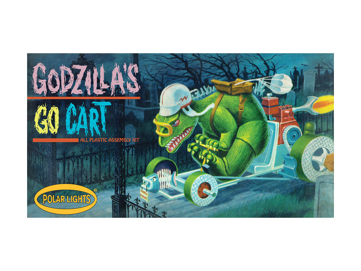 Godzilla's Go Cart Model Kit (Reissue) Gallery Image 1
