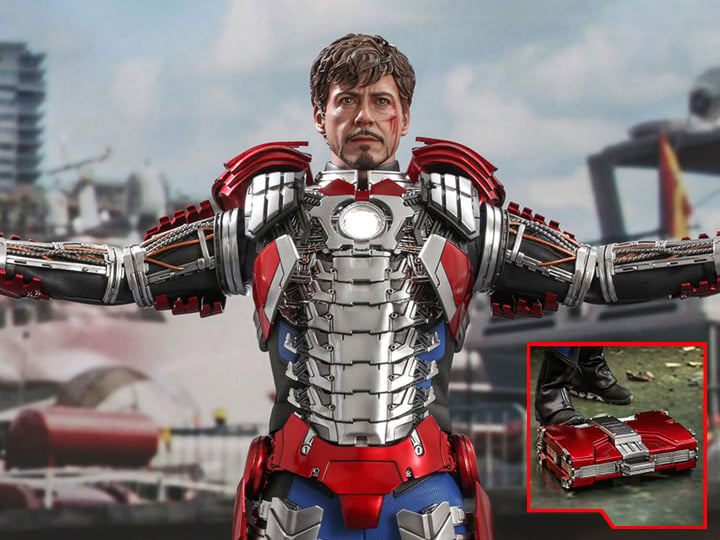 Iron Man 2 MMS600 Tony Stark (Mark V Suit Up Ver.) Deluxe 1/6th
