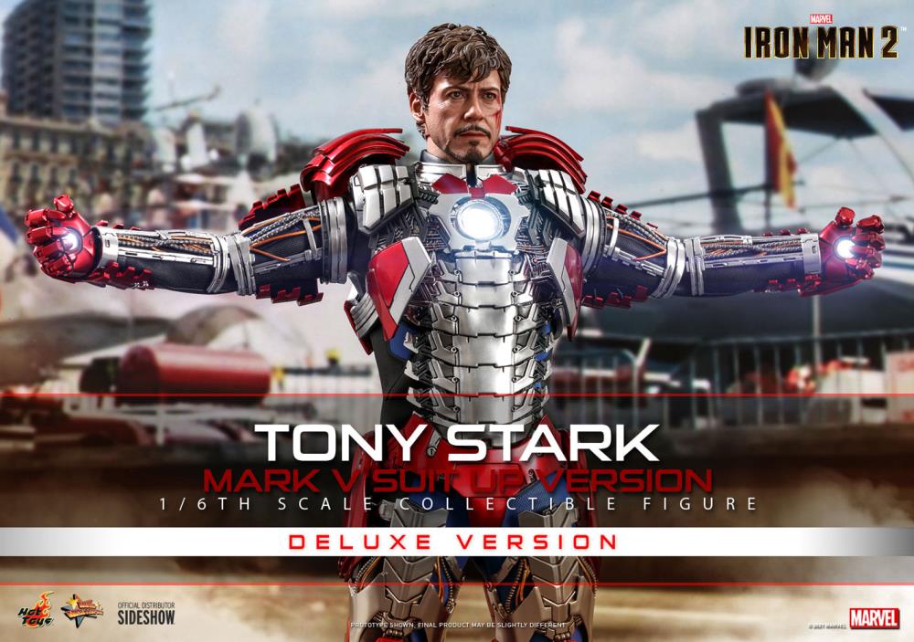 Iron Man 2 MMS600 Tony Stark (Mark V Suit Up Ver.) Deluxe 1/6th