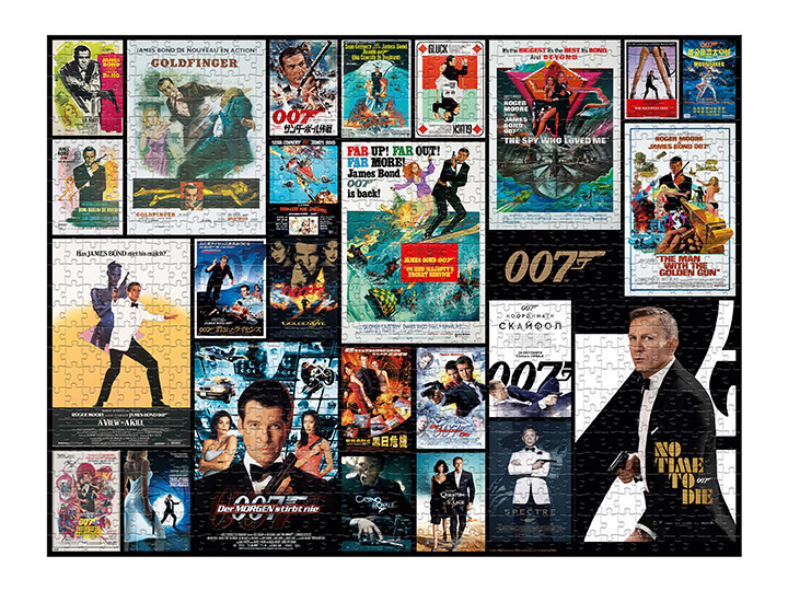 007 James Bond All 25 Films 1000-Piece Puzzle Gallery Image 1