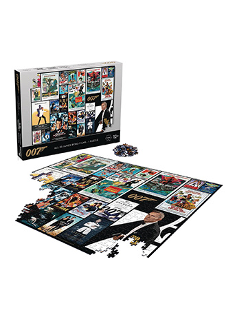 007 James Bond All 25 Films 1000-Piece Puzzle Gallery Image 2