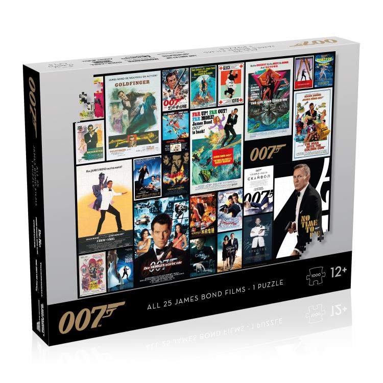 007 James Bond All 25 Films 1000-Piece Puzzle Gallery Image 3